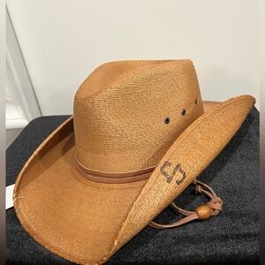 Stetson Tan Straw Cowboy Hat